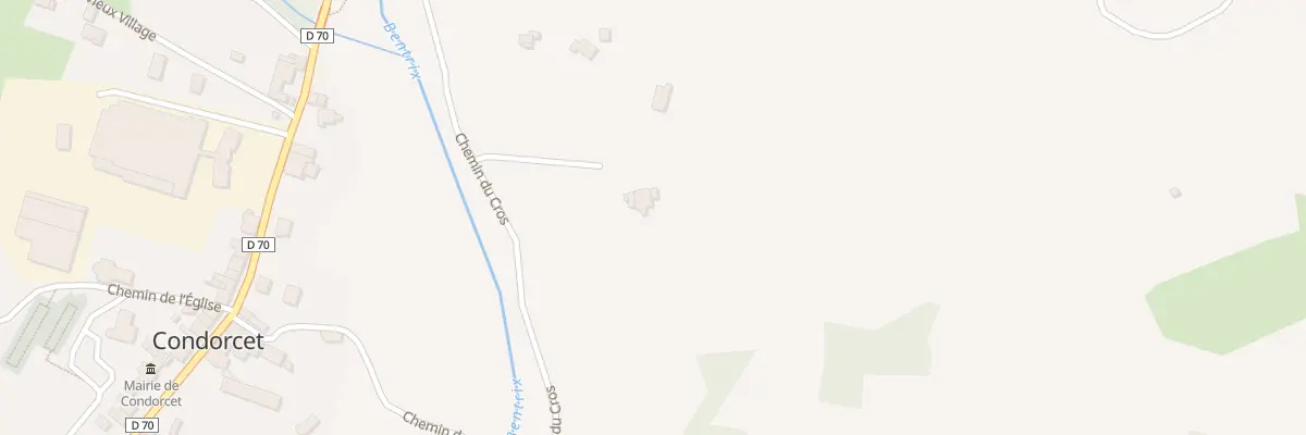 Plan du 5115 Le Cros à Condorcet