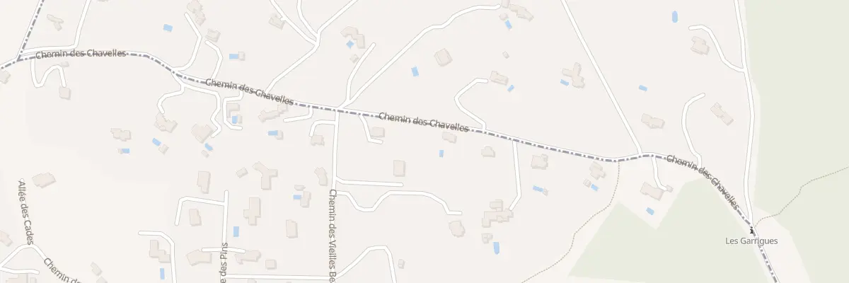 Plan du 660 Che des Chavelles à Beaumettes