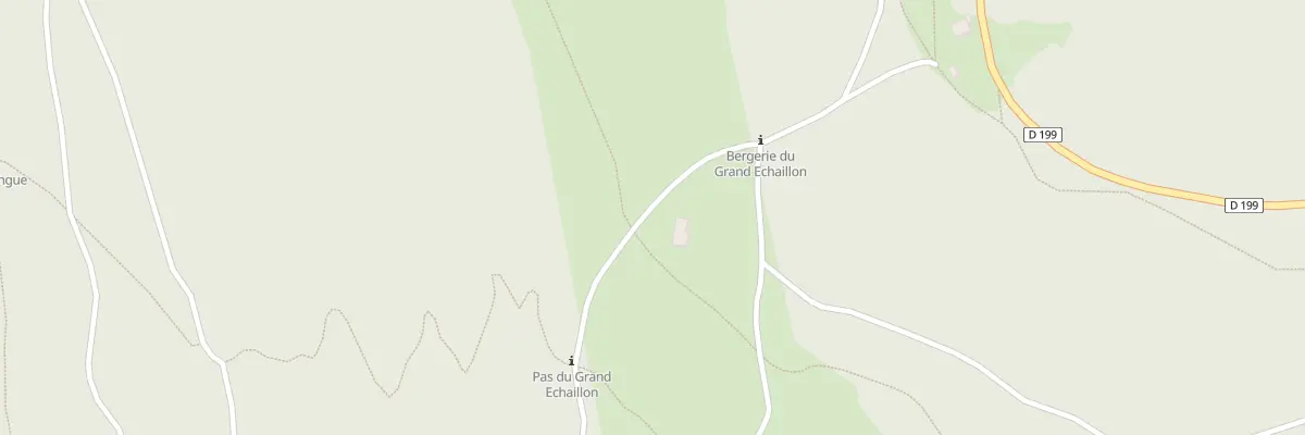 Plan du 3 Le Grand Echaillon à Léoncel