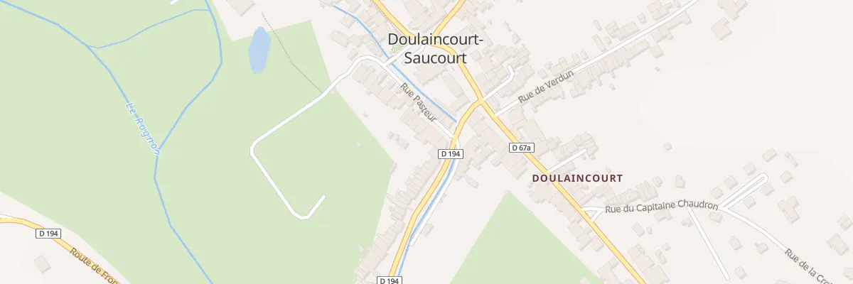 Plan du 3 Rue Pasteur à Doulaincourt-Saucourt