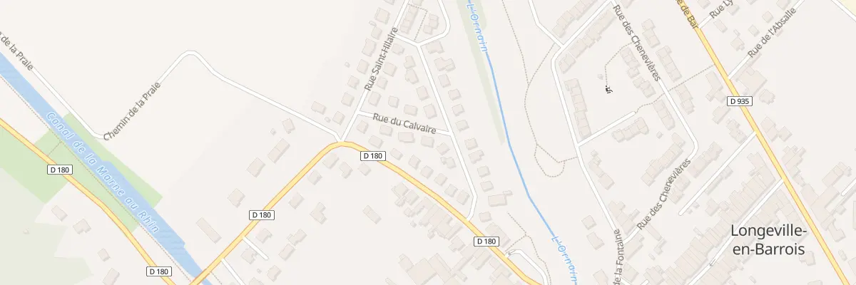 Plan du 4 Rue du Calvaire à Longeville-en-Barrois
