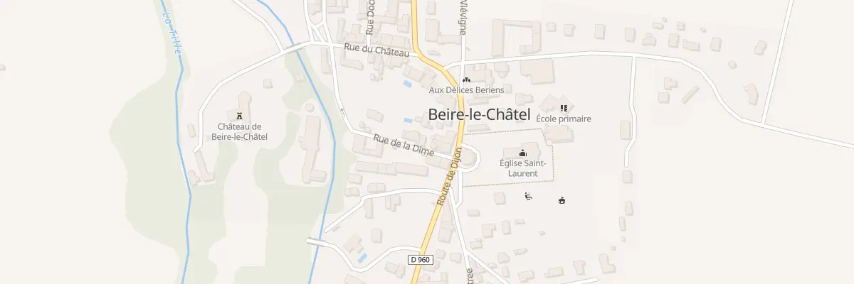 Plan du 2 Rle de la Dime à Beire-le-Châtel