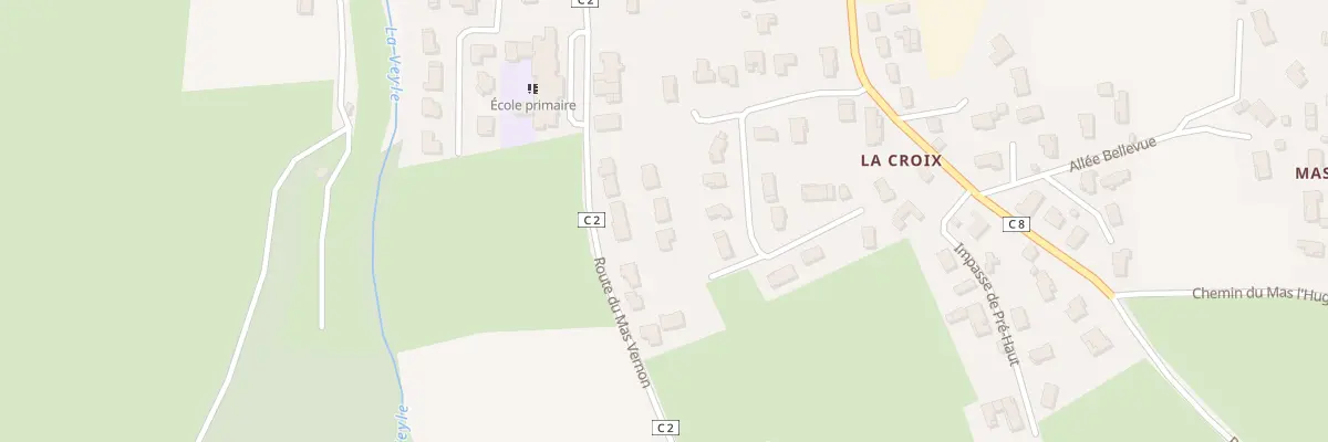 Plan du 5 Mas Vernon à Dompierre-sur-Veyle