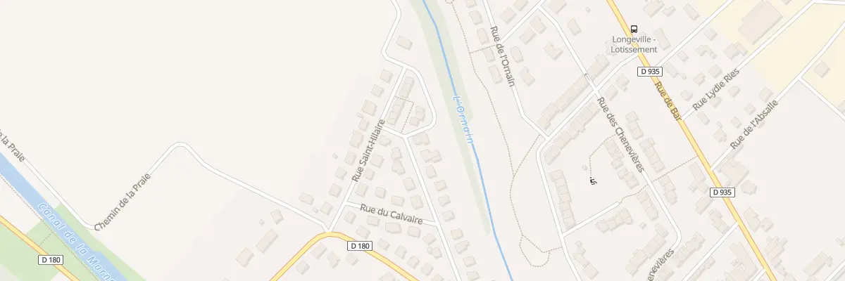 Plan du 21 Rue du Paquis à Longeville-en-Barrois
