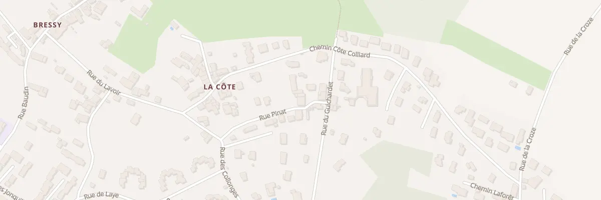 Plan du 13 Rue Pinat à Meximieux