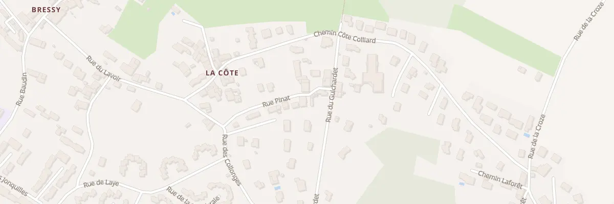 Plan du 10 Rue Pinat à Meximieux