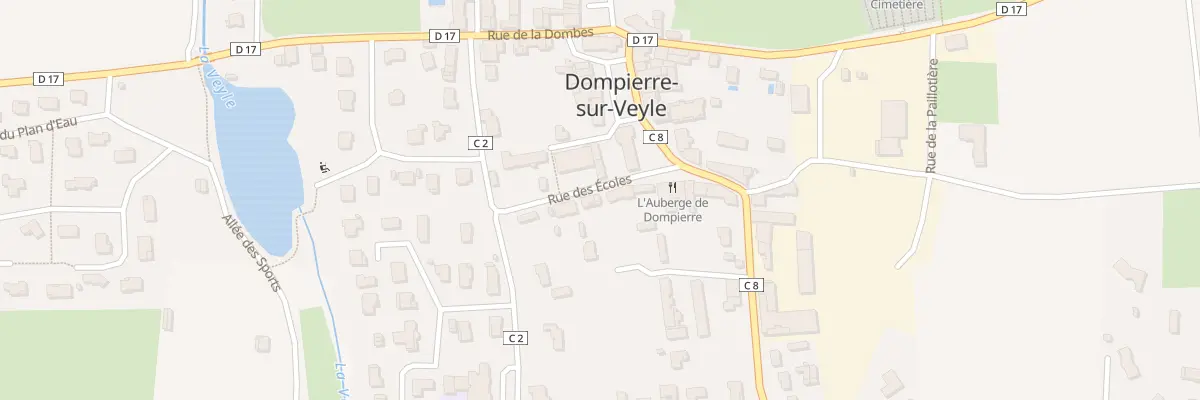 Plan du 83 Rue des Ecoles à Dompierre-sur-Veyle
