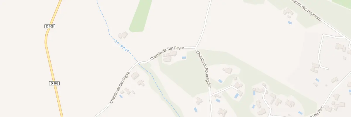 Plan du 5259 Saint Peyre à Ménerbes