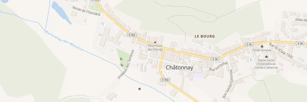 Plan du 25 Rue Ferrachet à Châtonnay