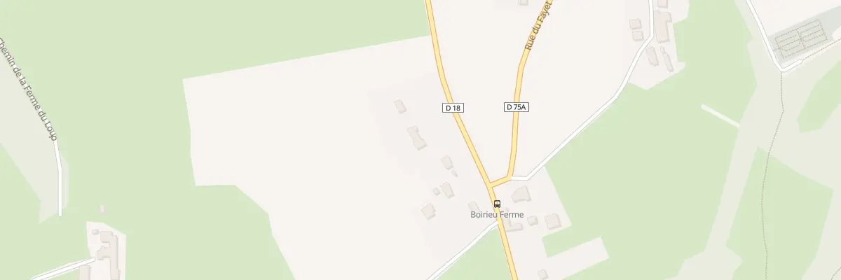 Plan du 735 Rte de Bourgoin à Chozeau