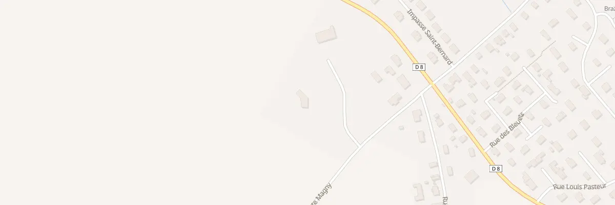 Plan du 11 Rte de Magny à Brazey-en-Plaine