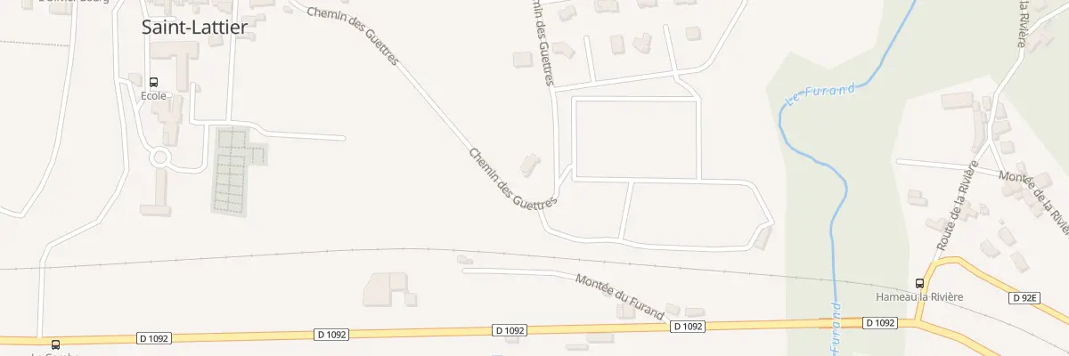 Plan du 270 Che des Guettres à Saint-Lattier