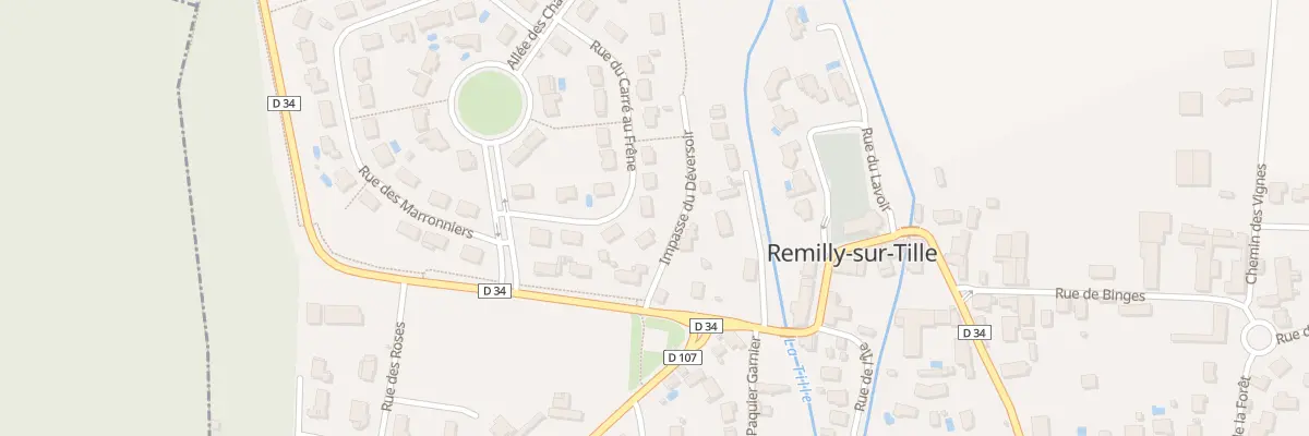 Plan du 10 Rue du Carré au Frêne à Remilly-sur-Tille
