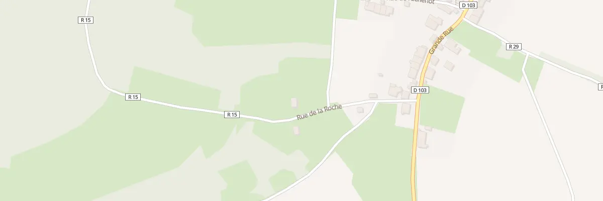 Plan du 10 Rue de la Roche à Boussenois