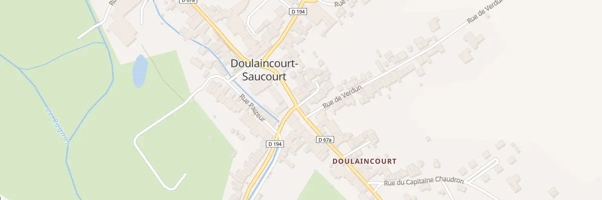 Plan du 9 Pl Charles de Gaulle à Doulaincourt-Saucourt