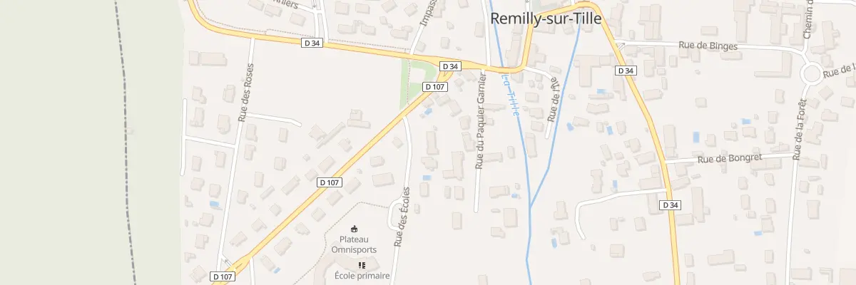 Plan du 5 Rue des Ecoles à Remilly-sur-Tille
