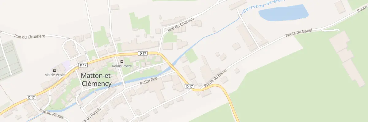 Plan du 5126 Grand Rue à Matton-et-Clémency