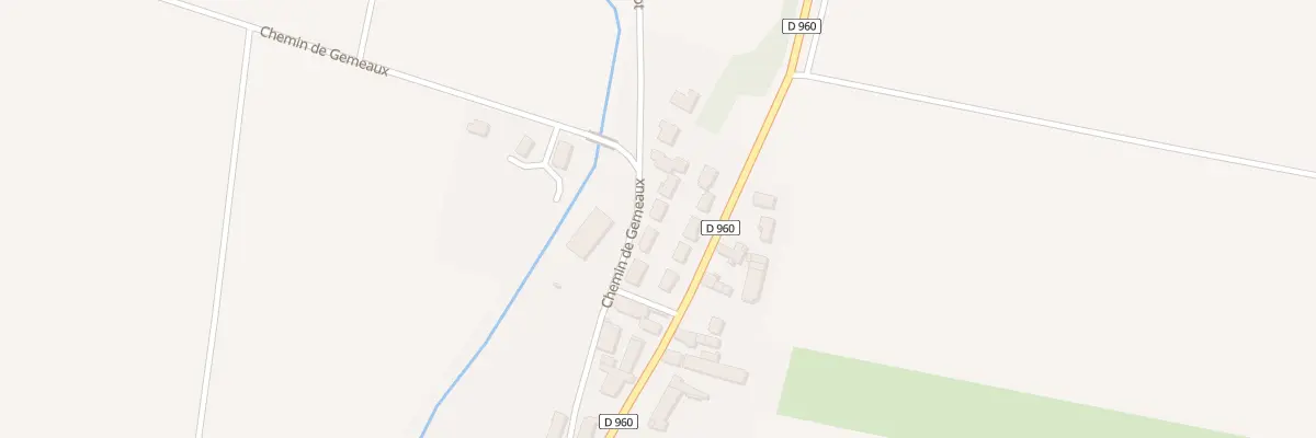 Plan du 6 Che de Gemeaux à Beire-le-Châtel