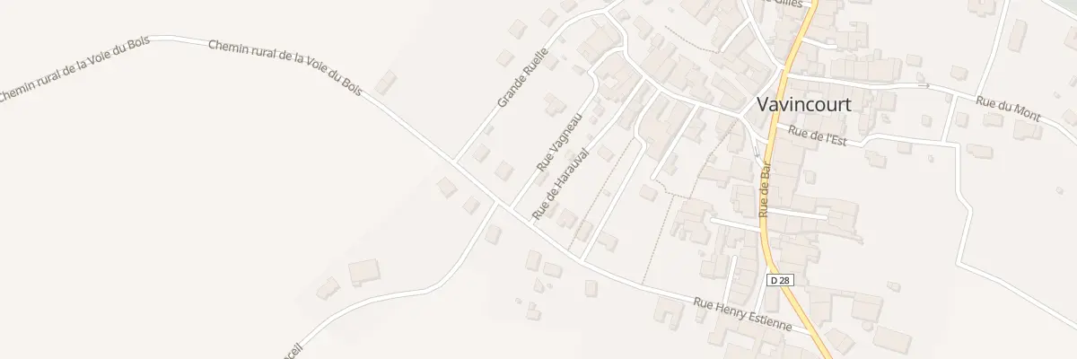 Plan du 1 Rue Vagneau à Vavincourt