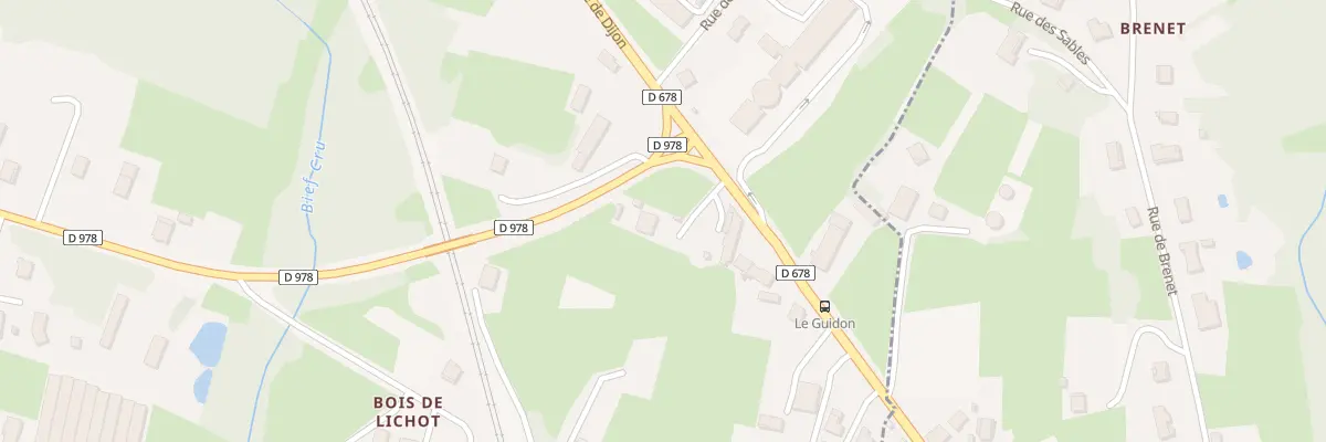 Plan du 235 Rte de Dijon à Branges