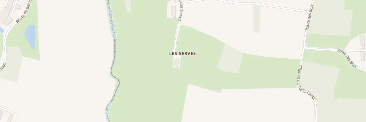 Plan du 5168 Les Serves à Cormoz