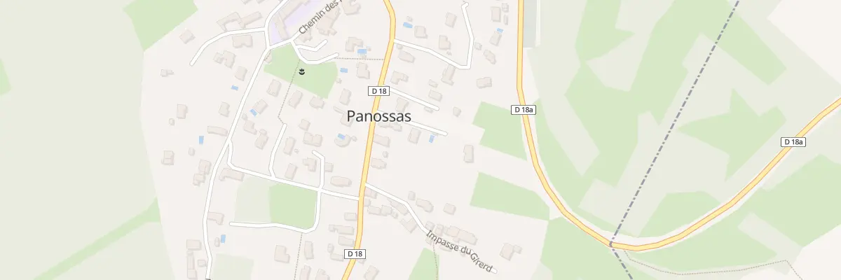Plan du 499 Rte de Bourgoin à Panossas