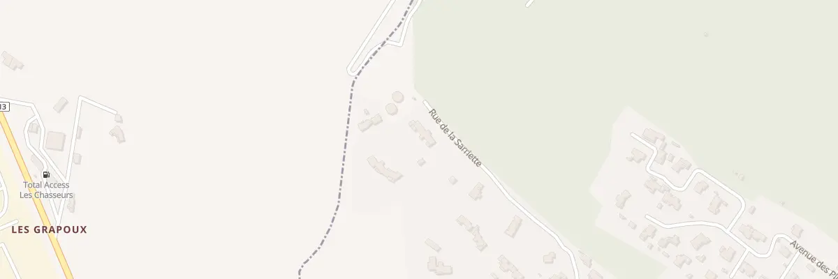 Plan du 439 Rue de la Sarriette à Rognac