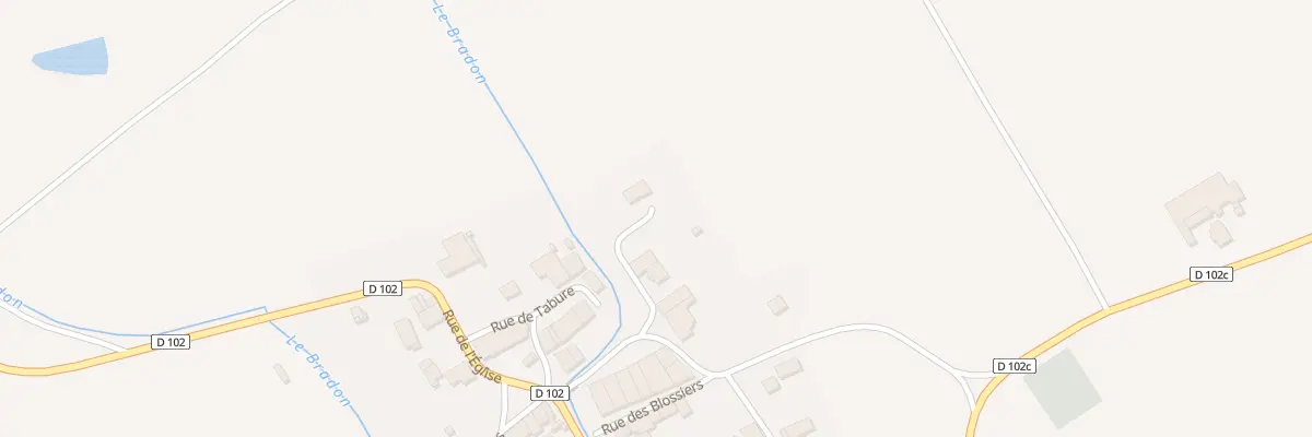 Plan du 8 Rue des Briets à Milly-sur-Bradon