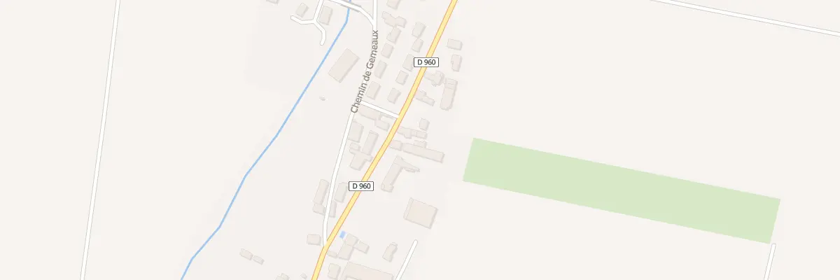 Plan du 40 Rte de Fontaine-Francaise à Beire-le-Châtel