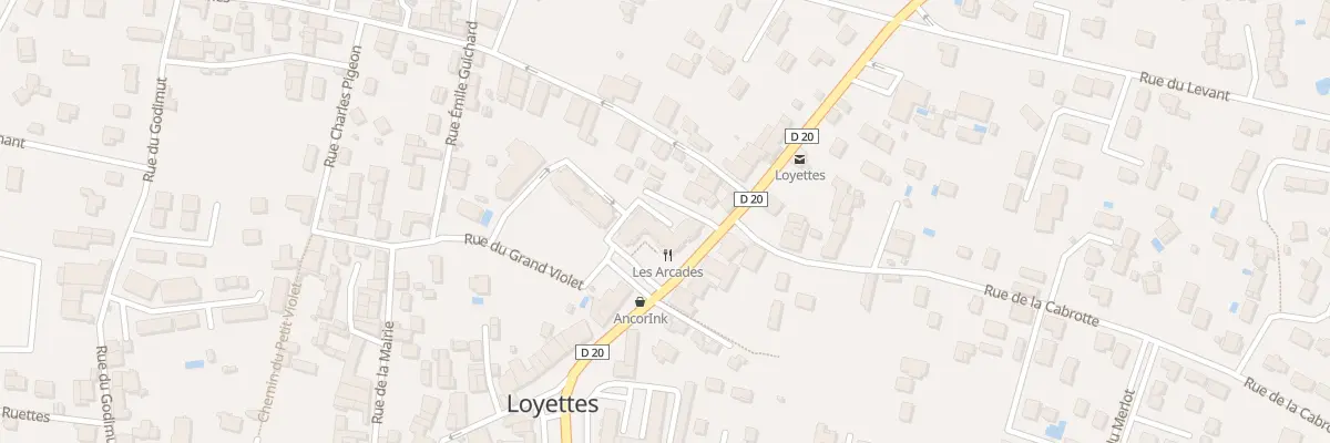 Plan du 62 Rue des Verchères à Loyettes