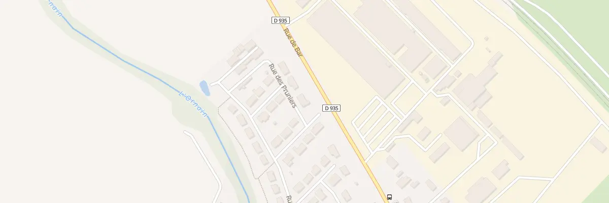 Plan du 9 Rue des Pruniers à Longeville-en-Barrois