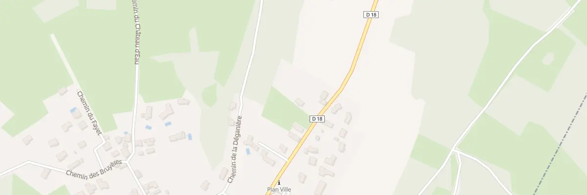 Plan du 54 Rte de Bourgoin à Panossas
