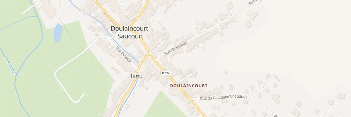 Plan du 4 Rue de Verdun à Doulaincourt-Saucourt