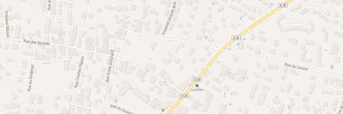 Plan du 133 Rue de la Raboudière à Loyettes