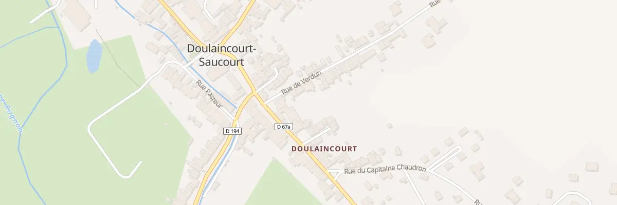 Plan du 8 Rue de Verdun à Doulaincourt-Saucourt