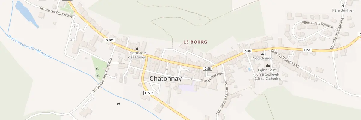 Plan du 47 Rue des Tisserands à Châtonnay