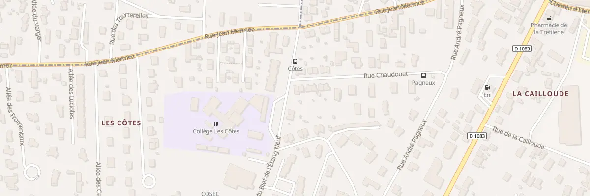 Plan du 257 Rue Chaudouet à Péronnas