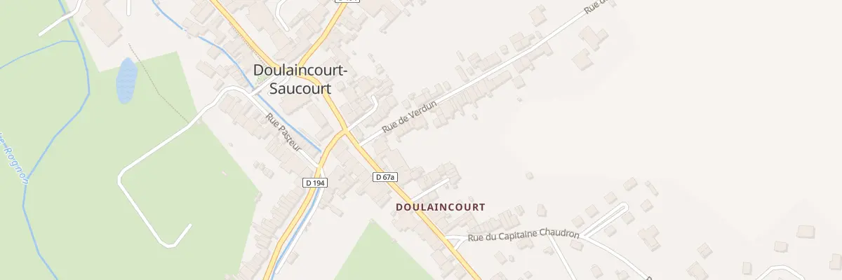 Plan du 10 Rue de Verdun à Doulaincourt-Saucourt