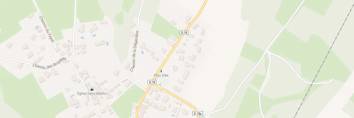 Plan du 121 Rte de Bourgoin à Panossas