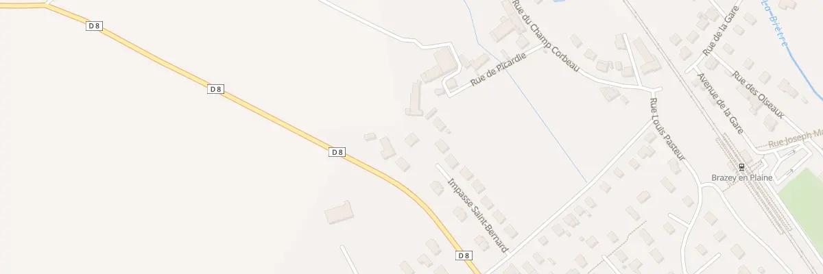 Plan du 9 Imp Saint Bernard à Brazey-en-Plaine