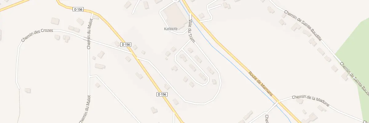 Plan du 299 Rue du Tram à Viriville