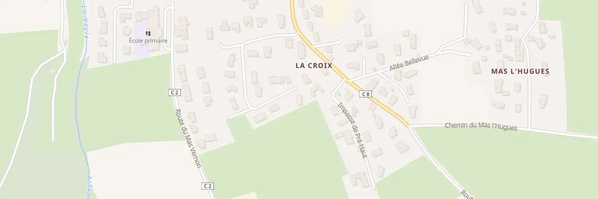 Plan du 14 Lot Lotissement La Croix à Dompierre-sur-Veyle
