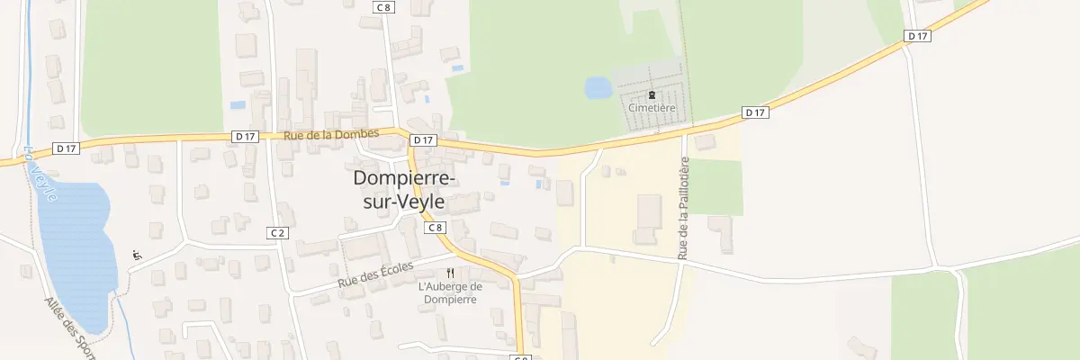 Plan du 874 Rue de la Dombes à Dompierre-sur-Veyle