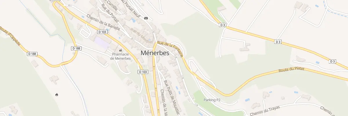Plan du 68 Rue St Esteve à Ménerbes