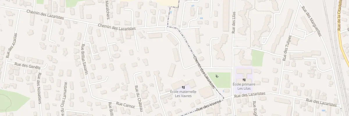 Plan du 107 Che des Lazaristes à Saint-Denis-lès-Bourg