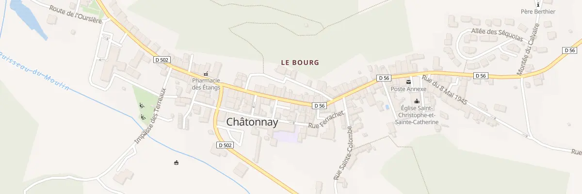 Plan du 159 Rue des Tisserands à Châtonnay