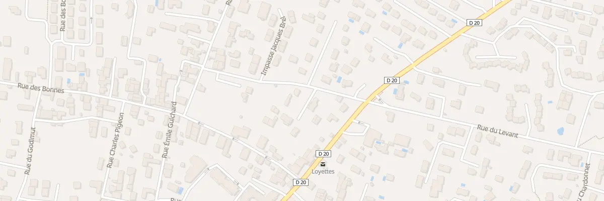 Plan du 101 Rue de la Raboudière à Loyettes