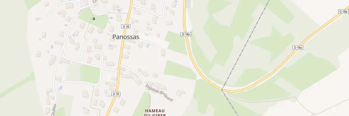 Plan du 497 Rte de Bourgoin à Panossas