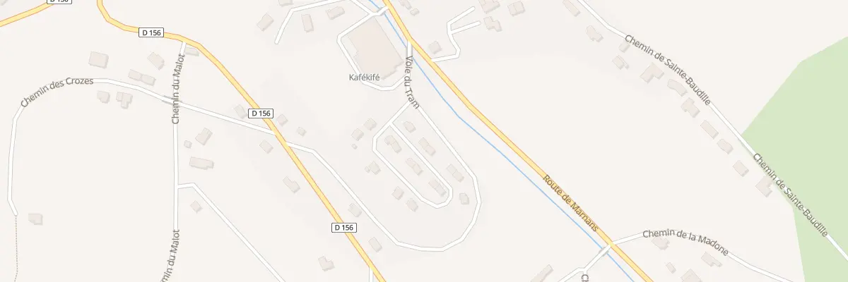 Plan du 270 Rue du Tram à Viriville