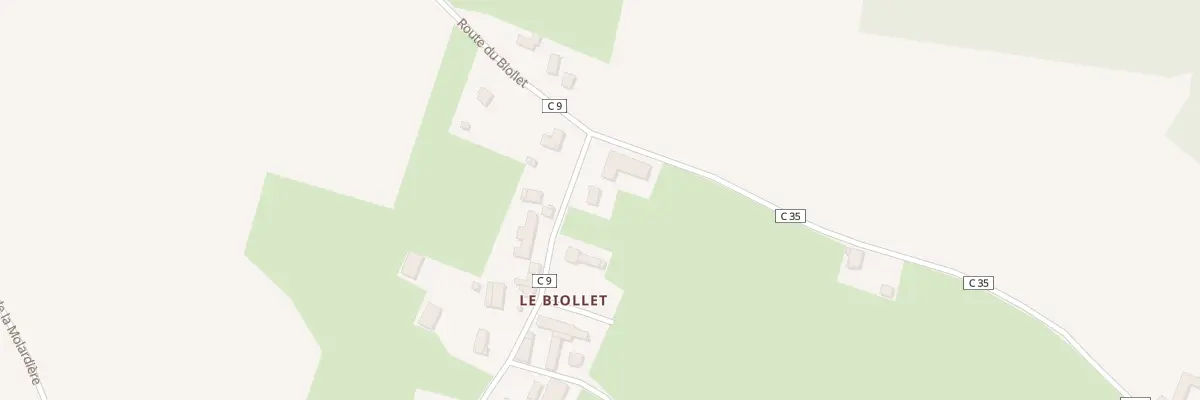 Plan du 807 Rte du Biollet à Lent